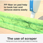Washable Mat Spray Mop - Superfine Fiber Mop with Reusable Bottle