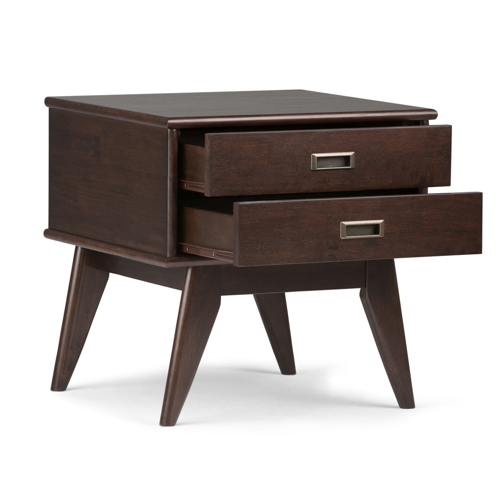 Draper - Mid Century Side Table - Medium Auburn