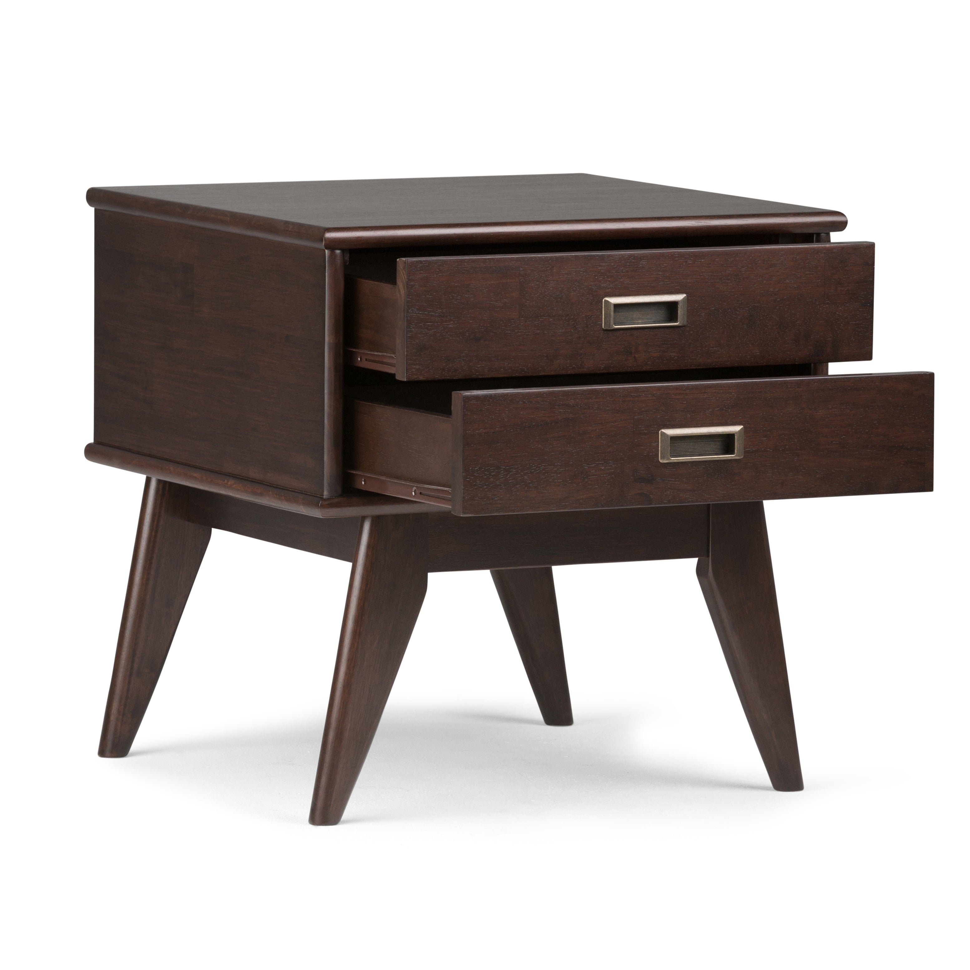 Draper - Mid Century Side Table - Medium Auburn