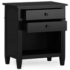 Carlton 24 Inch Wide Solid Wood Bedside Table