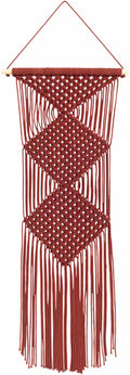 Columbio Rust Macramé Wall Hanging Decor - Clearance