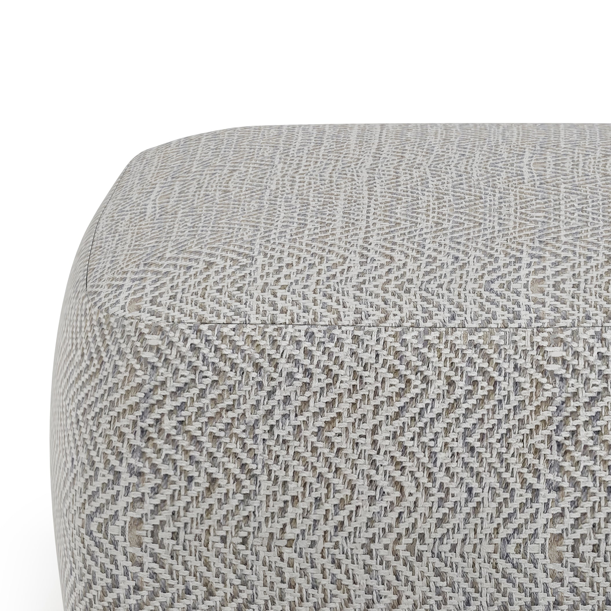Nate Square Pouf - Patterned