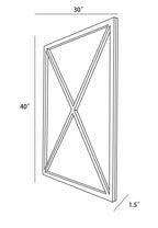 Candon Black Framed Mirror - Clearance
