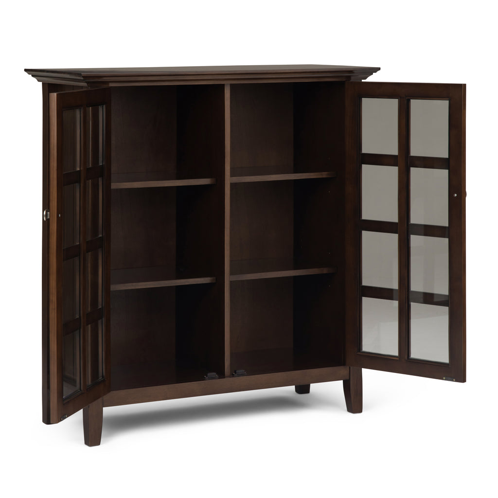 Acadian 39 Inch Wide Solid Wood Transitional Storage Cabinet