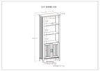 Lev - Bookcase - Smoky