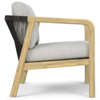 Palmetto Outdoor Conversation Chair (Set of 2) - Stone