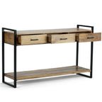 Riverside 54 Inch Wide Solid Mango Wood Console Sofa Table
