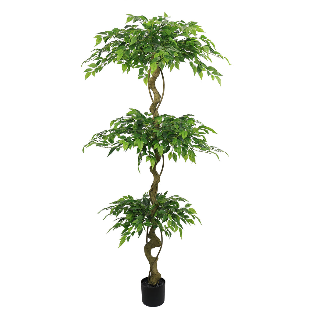 6FT Artificial Ficus Tree with Pot