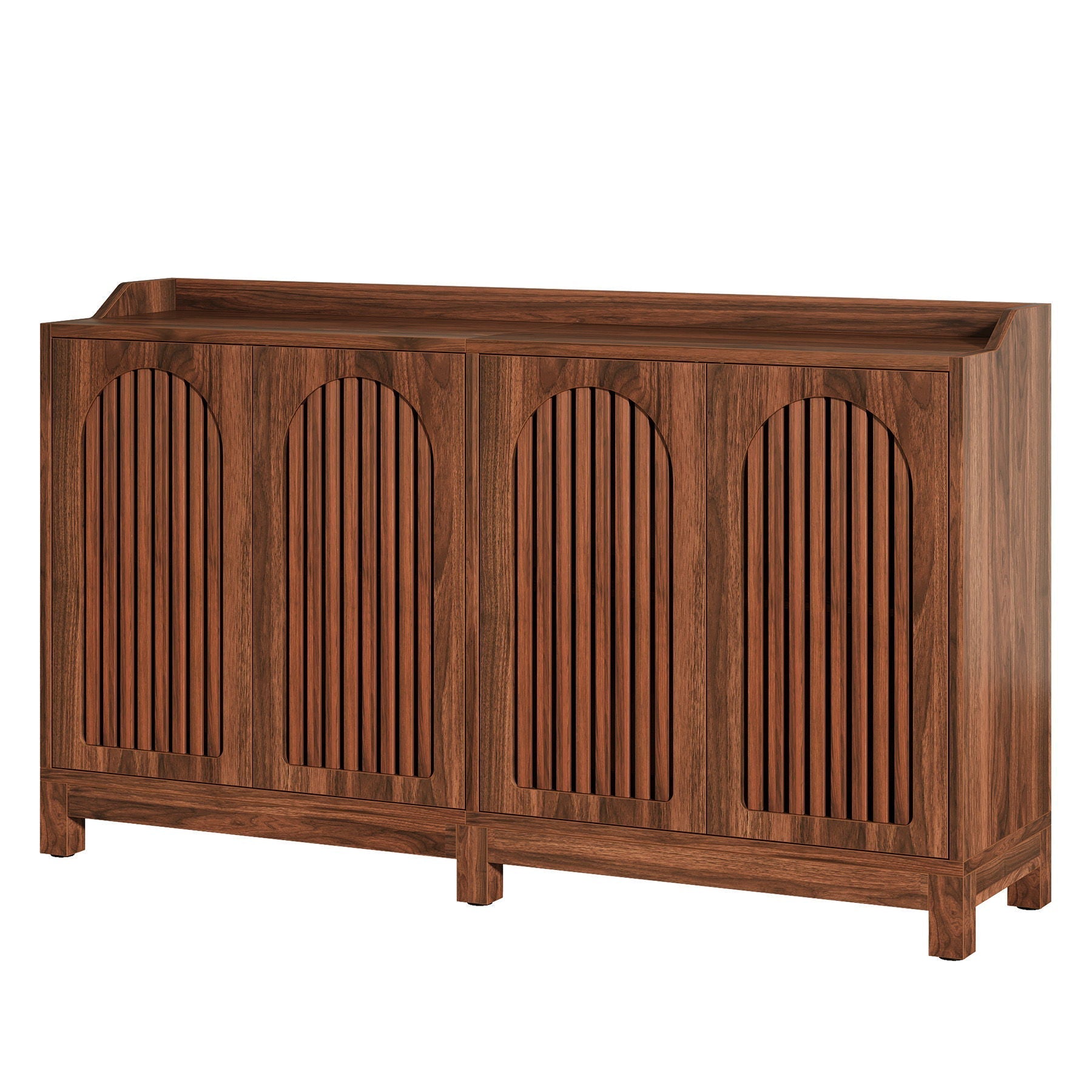 Sideboard Buffet Cabinet With 4 Doors & Shelves