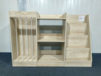 3-in-1 Kids Bookshelf and Toy Storage