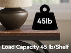 23.6 Inch Narrow 3-Tier End Table with Storage