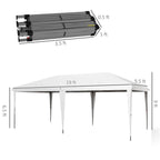Outsunny 10' x 19.2' Pop Up Canopy Tent