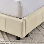 Full Size Upholstered Tufted Bed Frame
