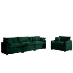 Mid-Century Modern Sectional Set of Two