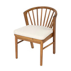 Outdoor Dining Chairs Set of 2 - Acacia Wood Patio Chairs