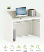47" Modern Reception Desk