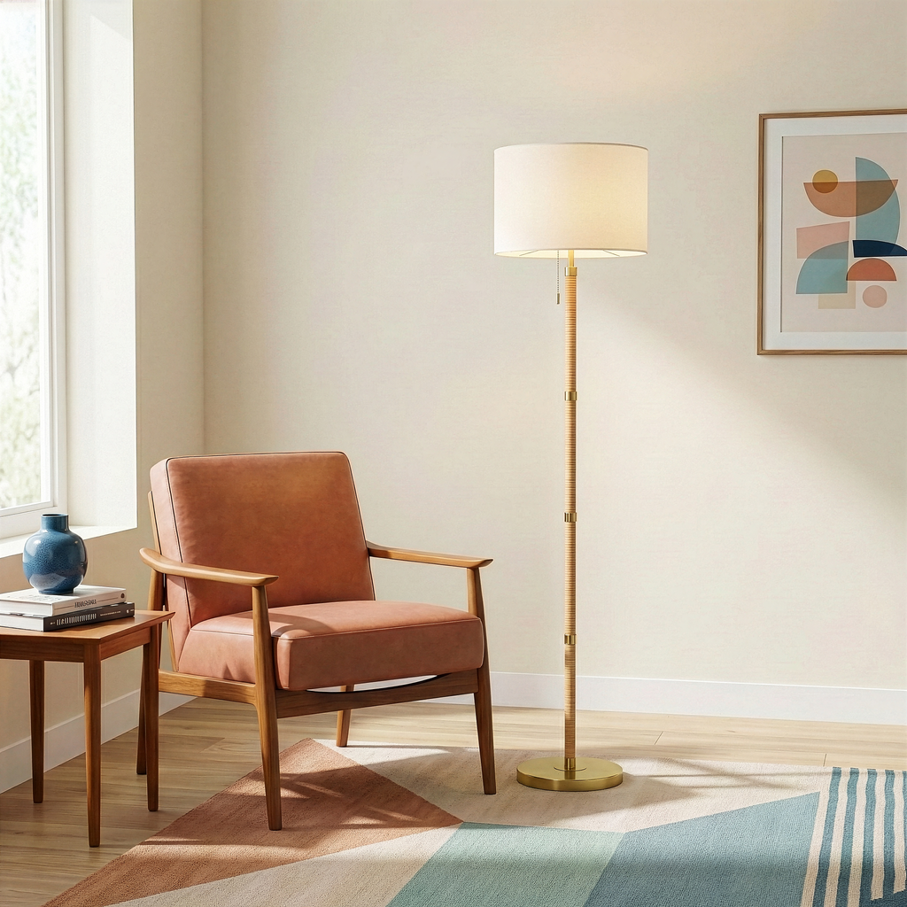 Stellar Metal Tube Floor Lamp