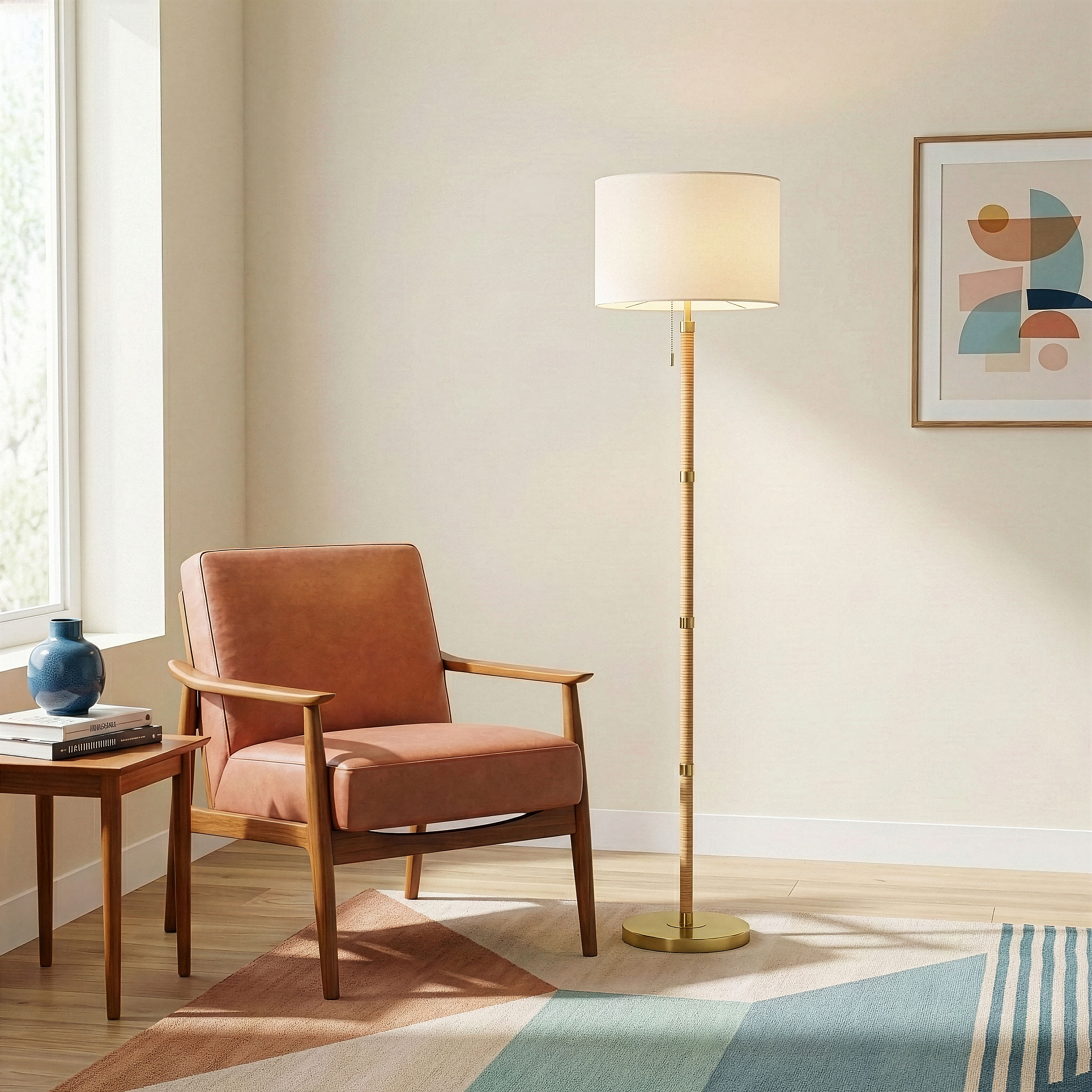 Stellar Metal Tube Floor Lamp