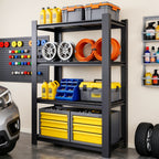 60"H 4-Tier Adjustable Heavy Duty Shelving Rack