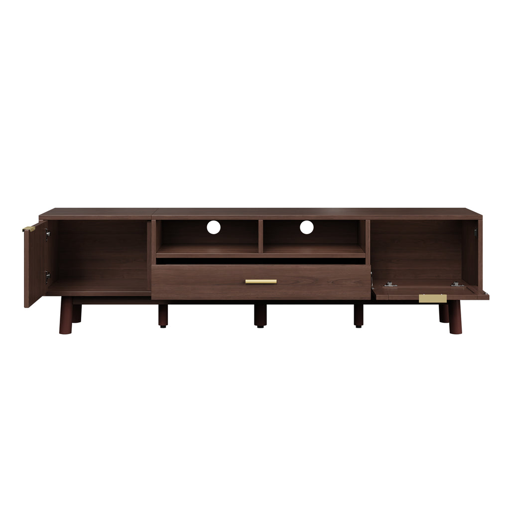 Wood Fashionable TV Stand for 75" TVs