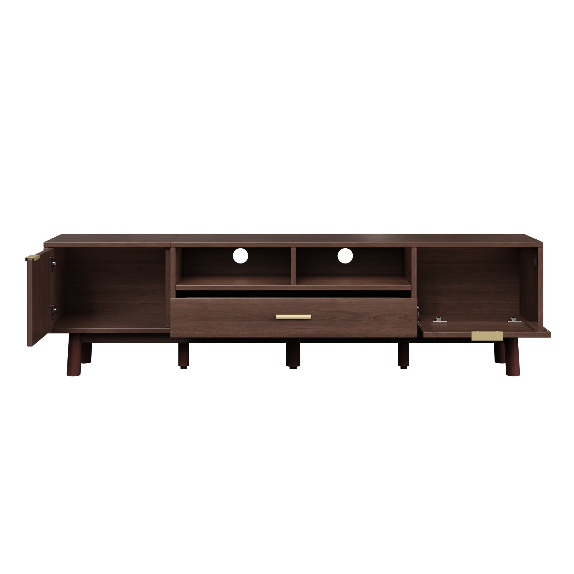 Wood Fashionable TV Stand for 75" TVs