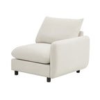69 in. 2-Seats Modular Sectional Sofa Corner Chair