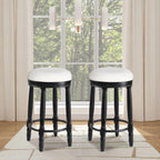 AGODY Bar Stools Set of 2, 26" Counter Height