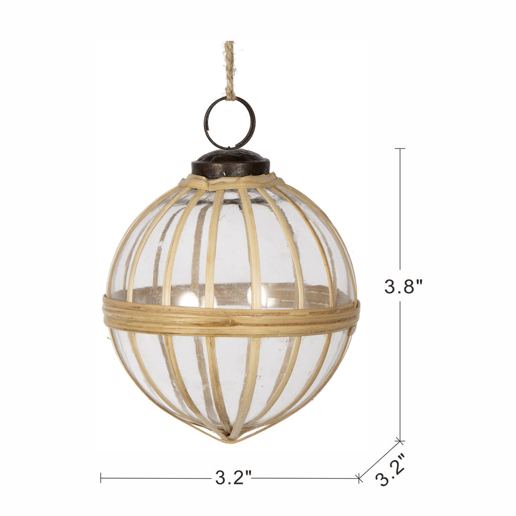3.2" X-Mas Hanging Ornament, Set of 3