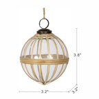 3.2" X-Mas Hanging Ornament, Set of 3