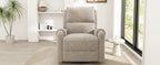 Manual Recliner Massage Recliner Chair in Oatmeal