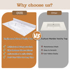 43 Inch Marble Vanity Top