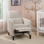 Pushback Recliner Chair with Side Pocket