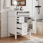 24" Bathroom Vanity with Top Sink