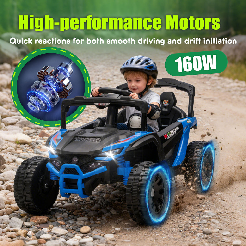 24V Kids Ride On UTV with Bluetooth and Music