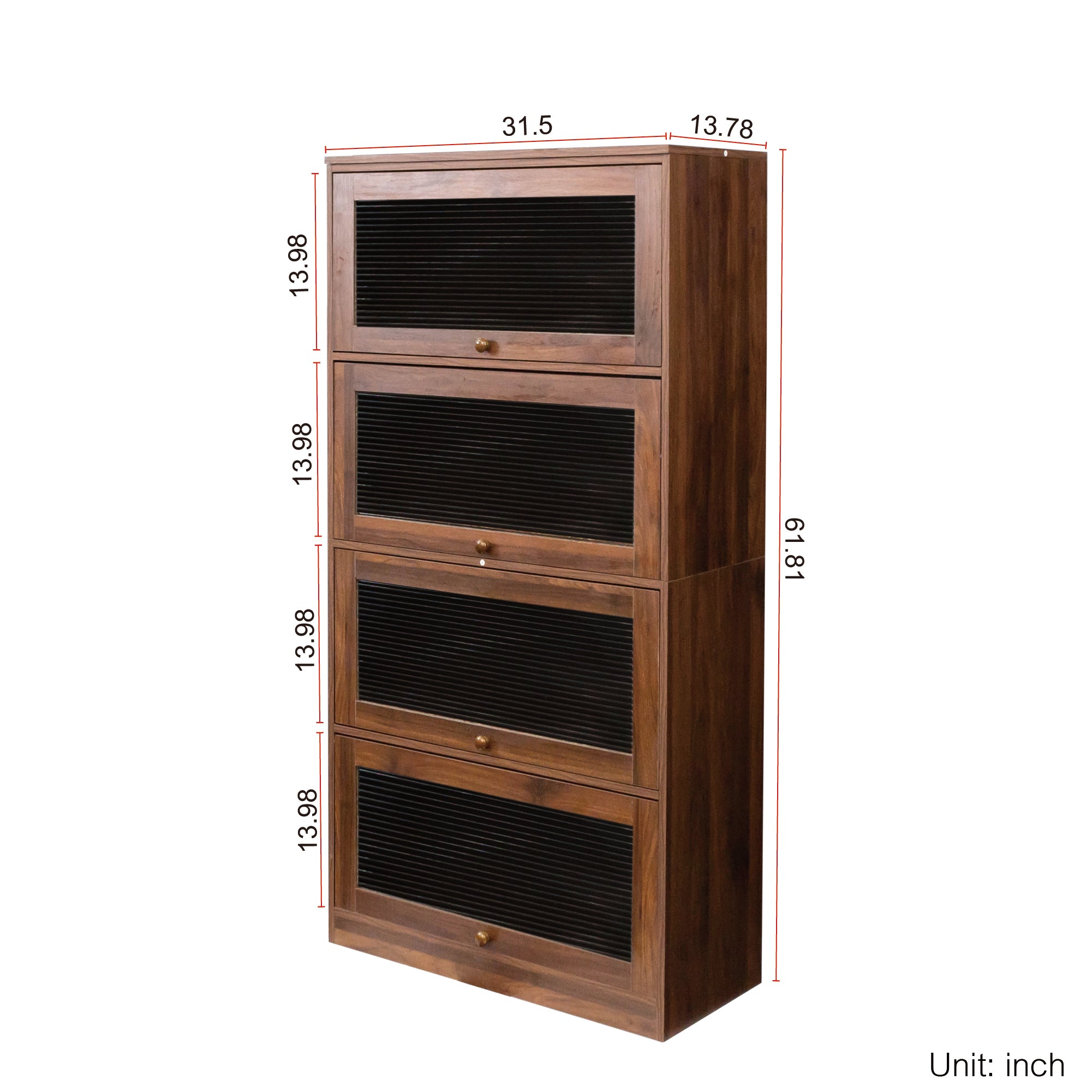 Contemporary Closed Back Glass Doors Office Storage Cabinet