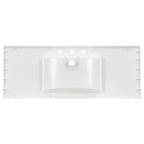 48" Composite Bathroom Vanity Top with Integrated Basin