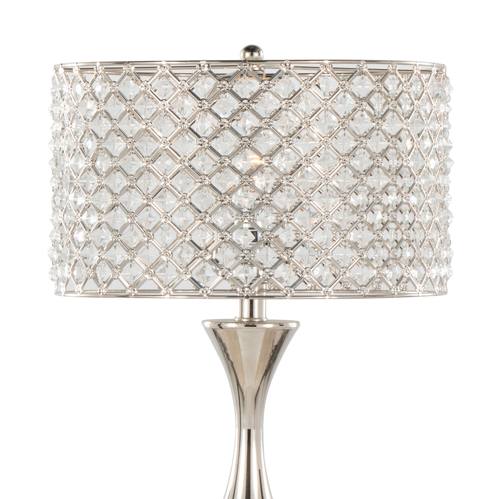 Topaz 27" Contemporary Metal Table Lamp