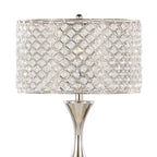Topaz 27" Contemporary Metal Table Lamp