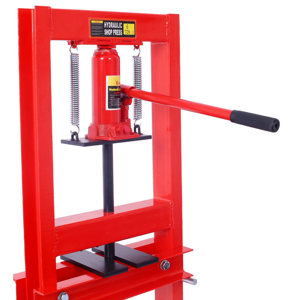 Hydraulic 6 Ton H-Frame Garage Floor Adjustable Shop Press