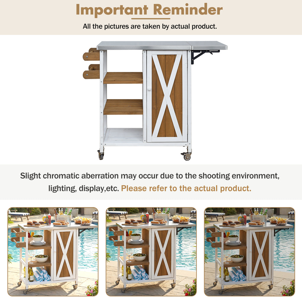 Foldable Outdoor Kitchen Island