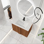 30" Wall-Mounted Bathroom Vanity with Sink Combo