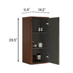 CC0414S305 Striped Floating Side Cabinet