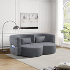 Folding Sofa Bed - Teddy Bear Fabric Sleeper