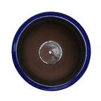 Handmade Sapphire Ceramic Garden Pot