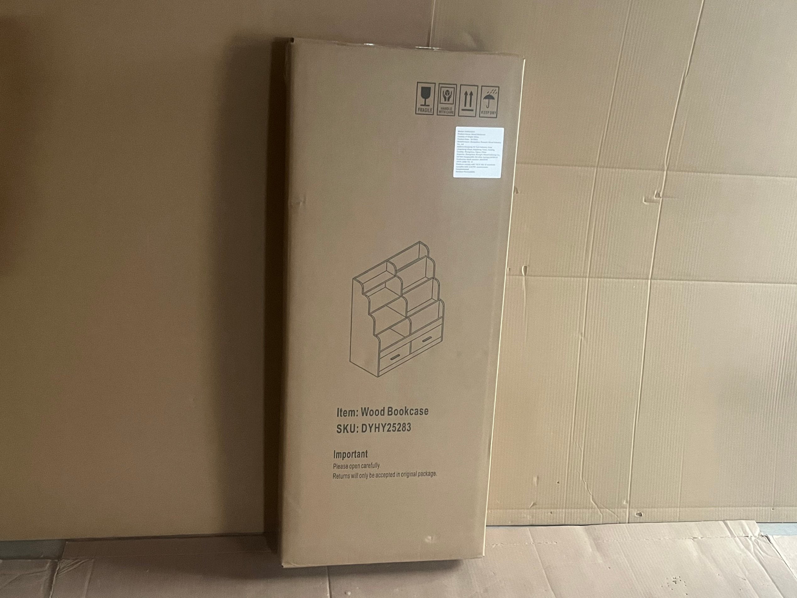 Kids Bookshelf with 2 Storage Drawers