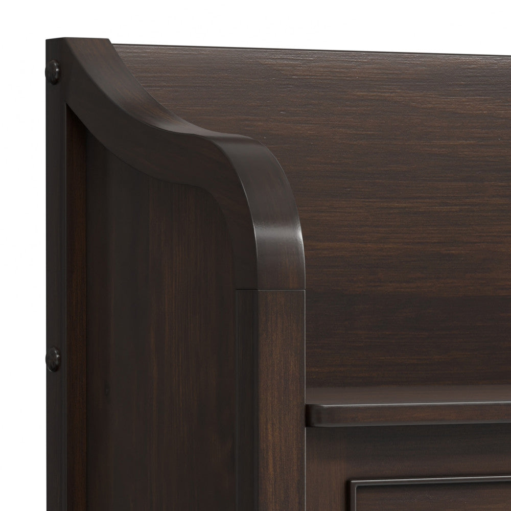 Connaught 56" Wide Solid Wood Wide Entryway Storage Bench