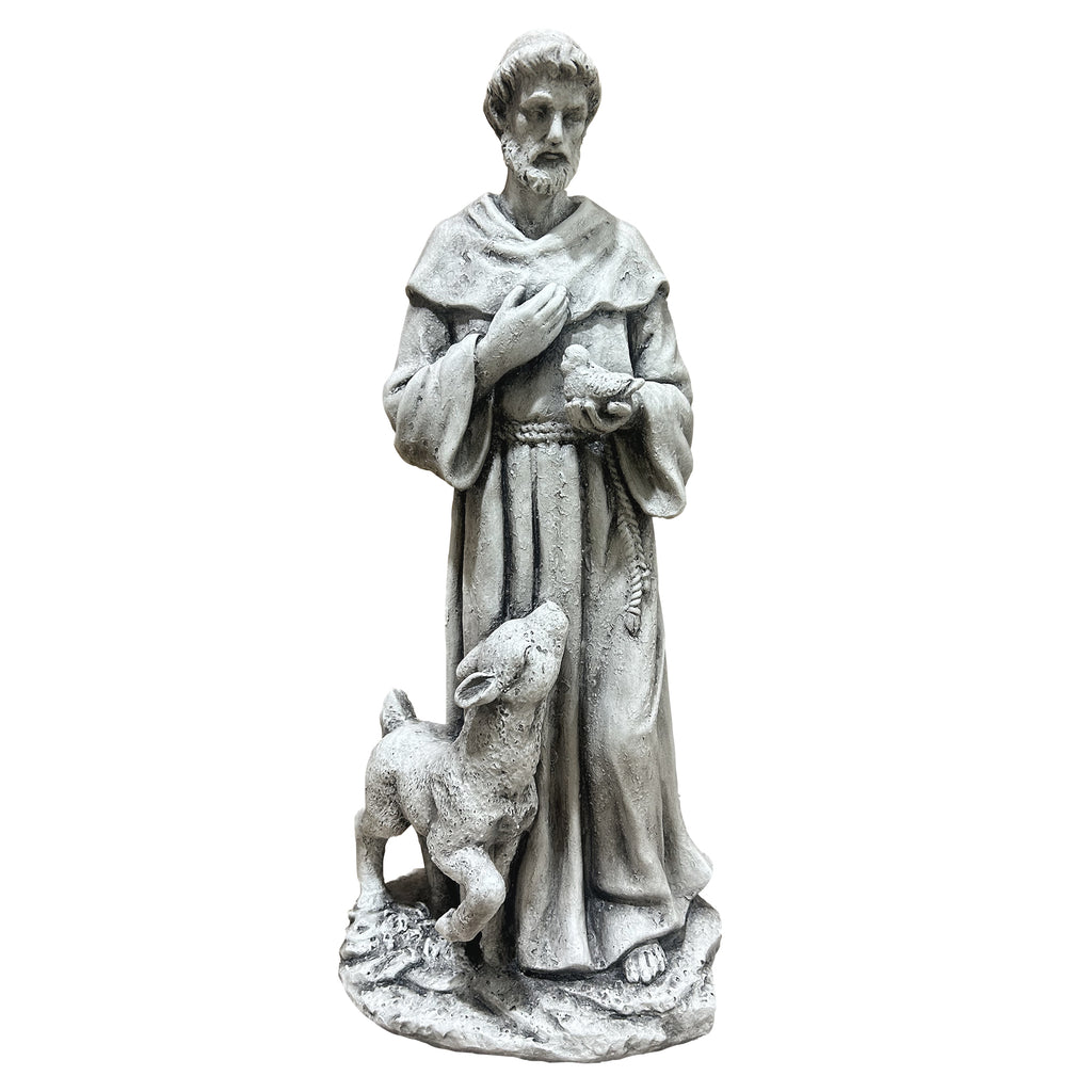 Magnesium Oxide Saint Statue With Lamb