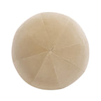 Luna 12" Round Sphere Accent Ball Throw Pillow, Fawn