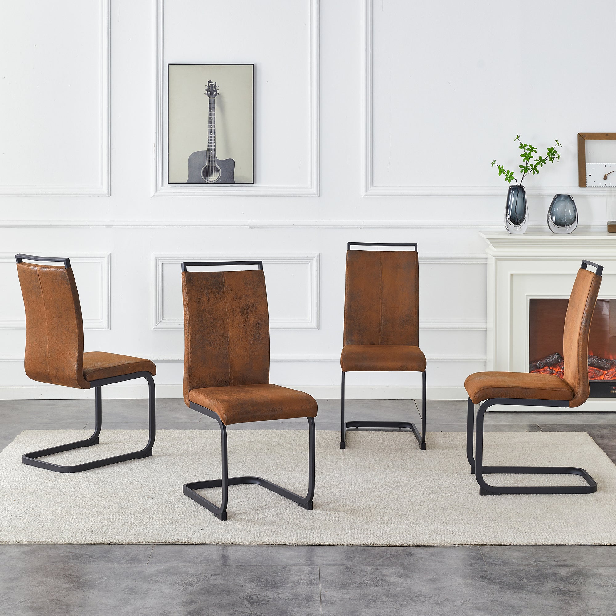 Set of 4 Vintage Dining Chairs