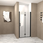 33-32" x 72" Bifold Shower Door with Tempered Glass